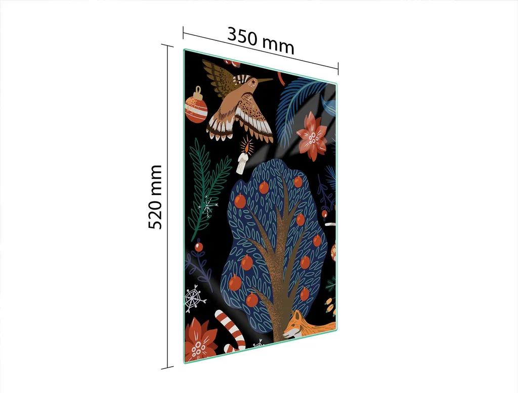 Tagliere Artistico in Vetro 35x52 Animali - Accessorio Cucina Chic