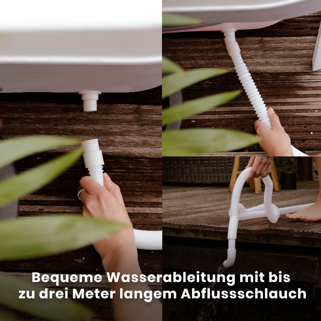 HelloBath® Faltbare Badewanne für Erwachsene L, 143x60x54cm Produktbild 6