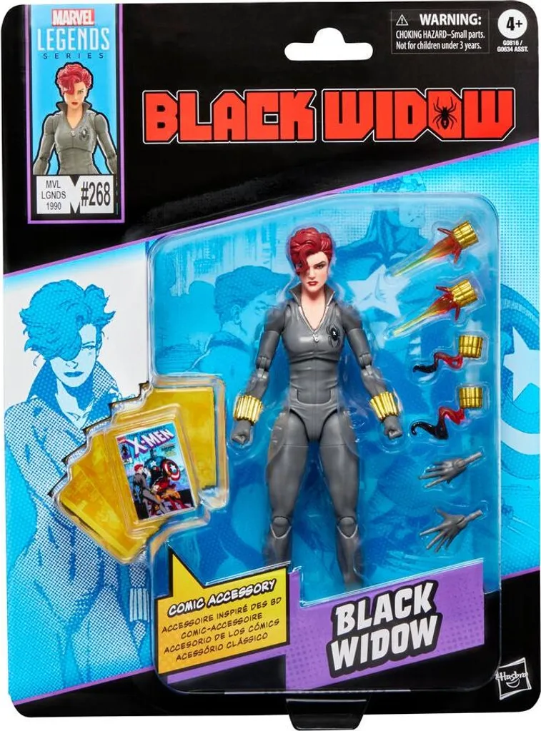 Figurine Black Widow Marvel Legends 15 cm pour diorama et vitrine