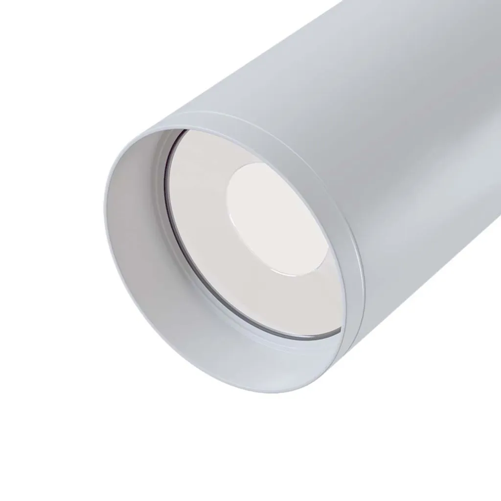 Plafonnier spot blanc réglable aluminium 19,2 cm éclairage ciblé - 3