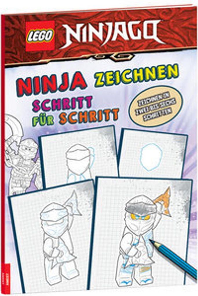 LEGO NINJAGO - Ninja zeichnen Schritt für Schritt