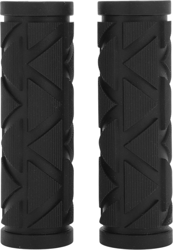 Ergonomische Rutschfeste Fahrradgriffe Schwarz 1 Paar 95mm/3.74" TPE für 22.2mm Lenker Doppelseitiges Design für Mountain- und Rennräder