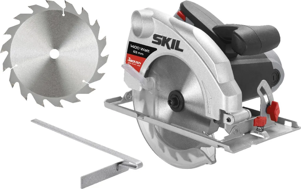 Scie circulaire 1400 W SKIL 63 mm haute performance avec rail inclus