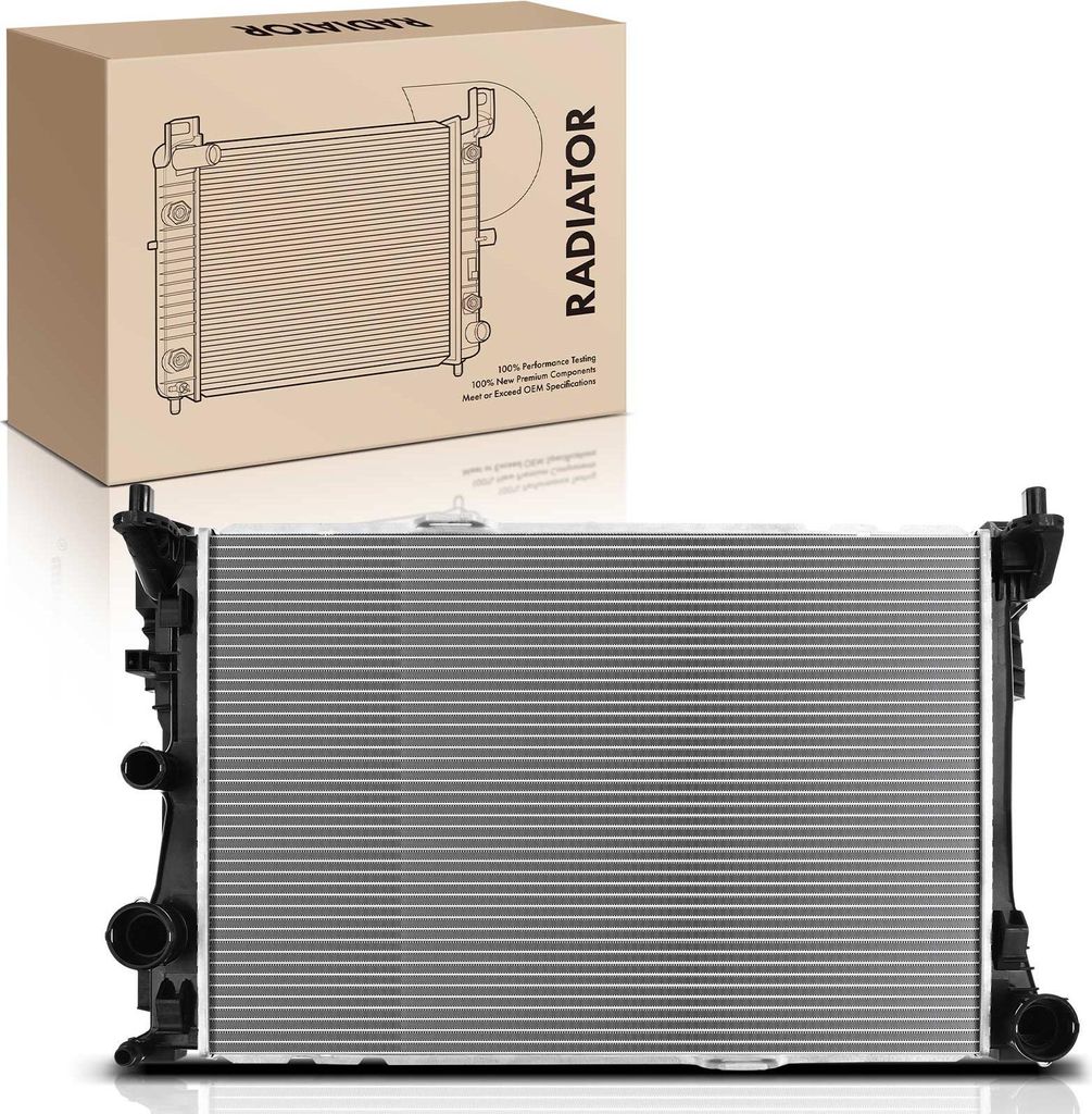 Frankberg 1x Kühler Wasserkühler Motorkühler für Mercedes-Benz C-Klasse Coupe T-Model W204 C204 S204