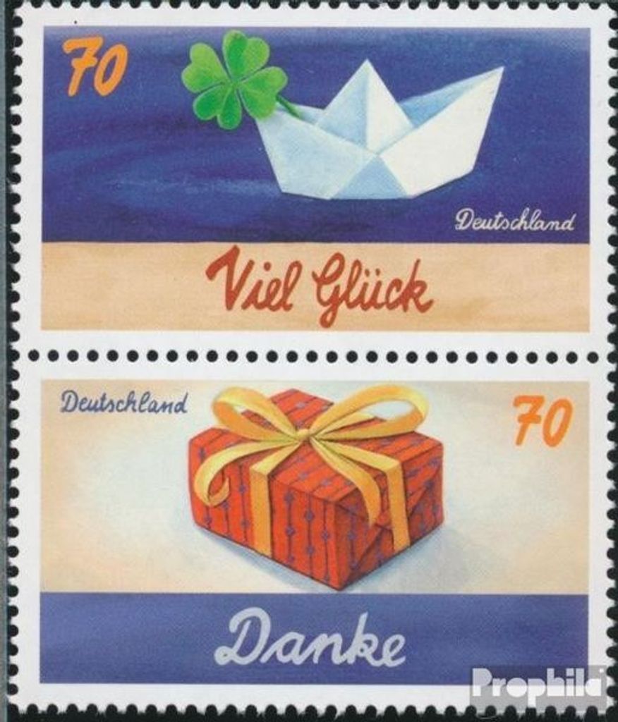 Briefmarken BRD (BR.Deutschland) 2018 Mi S69 postfrisch Grußmarken