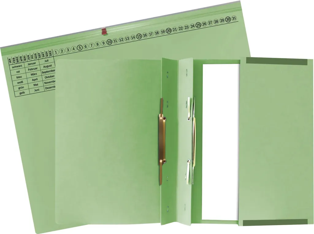 Exacompta Exaflex 370325B : Hängehefter Vert 2xAmtsheftung Carton 25 Pcs - 2