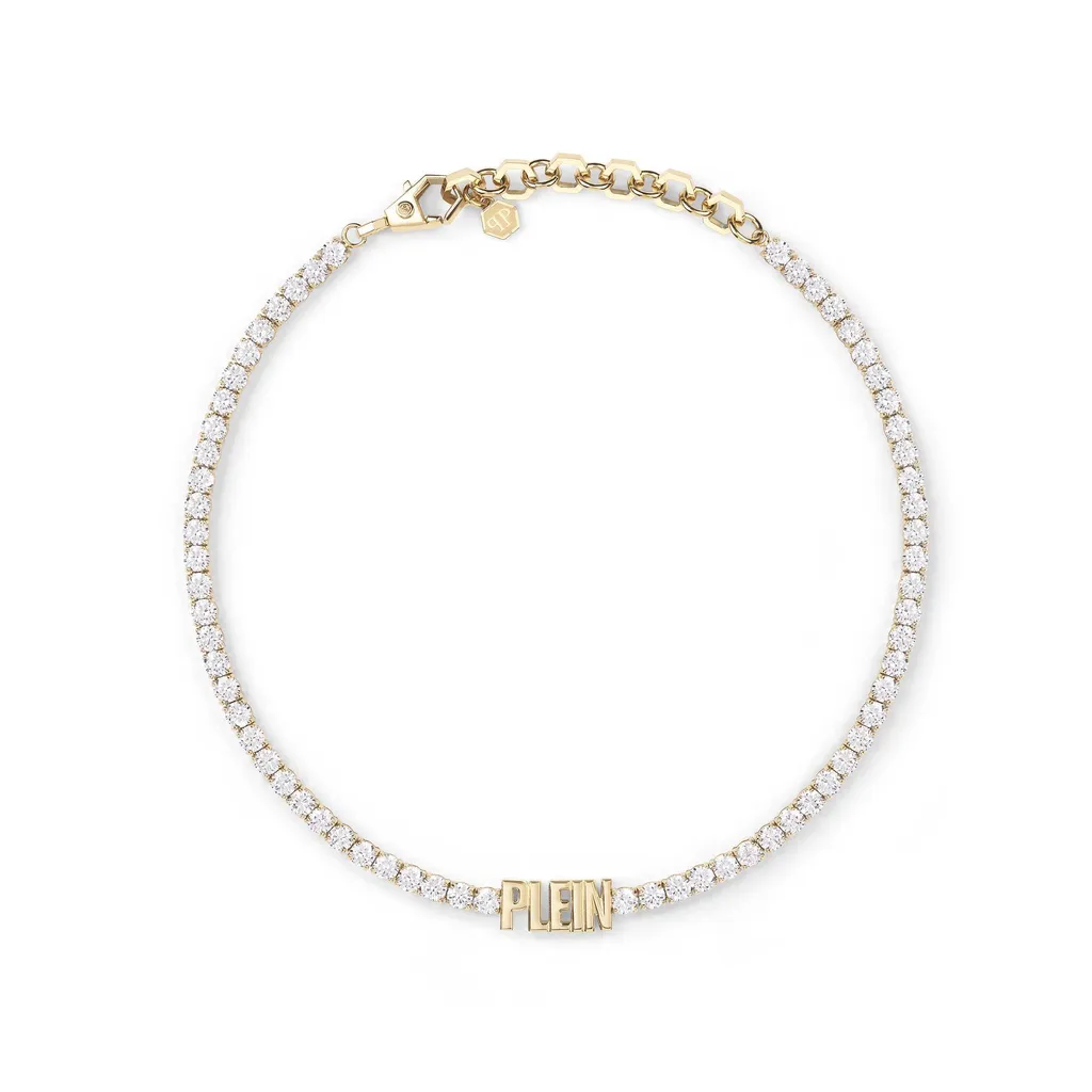 Collier Philipp Plein Lettering Crystal : Bijou de Luxe Anti-Terni