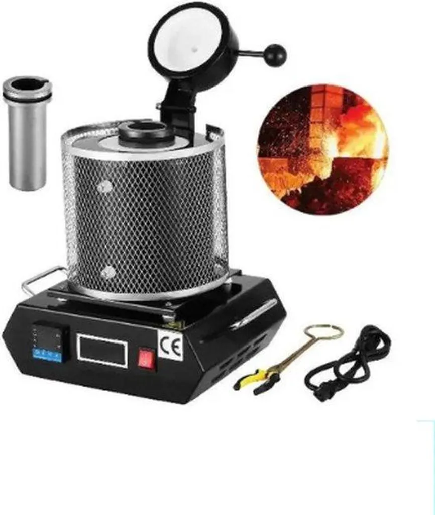 Fondeuse électrique de métaux 3 kg avec creuset graphite de qualité