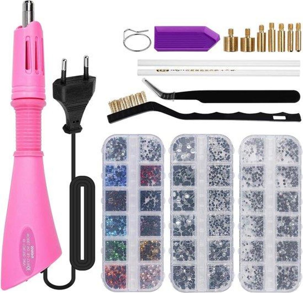 Kit d'application de strass Hotfix pour projets textiles et Image du produit 
