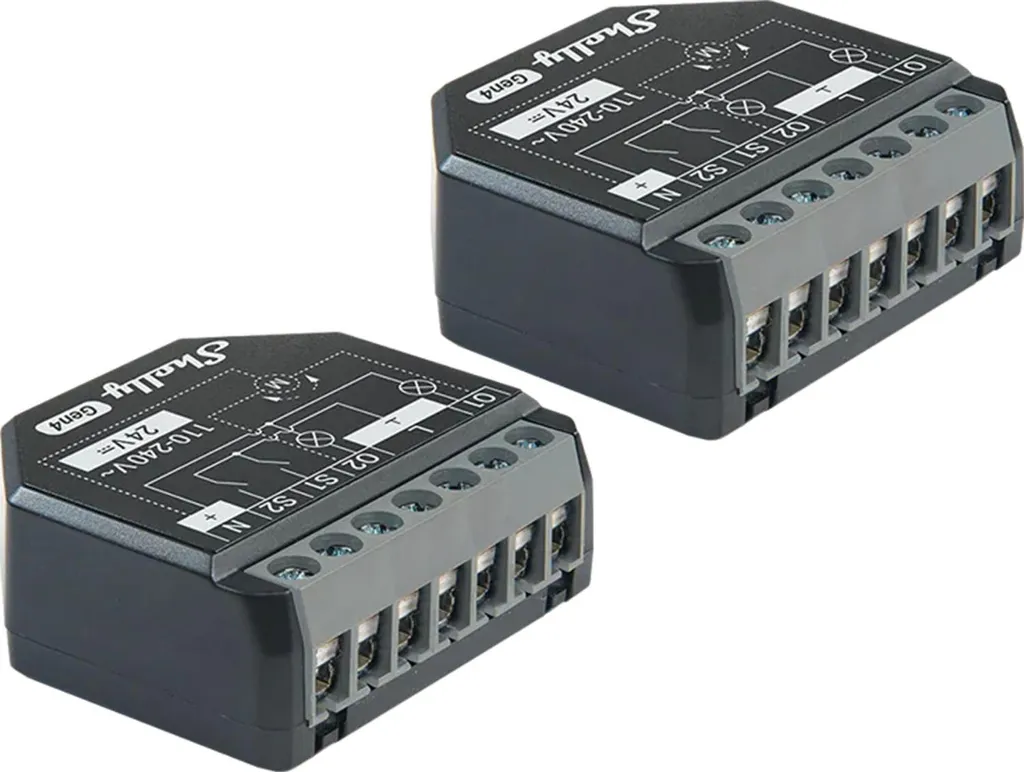 Shelly 2PM Gen4 Interrupteur Intelligent WLAN pour Volets et Énergie