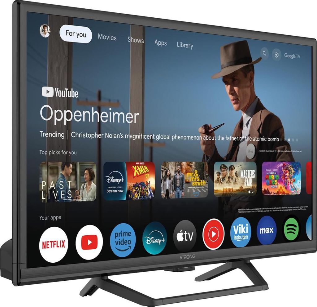 Strong HD LED-TV DVB-T2/C/S2-Tuner SRT24HG4723C, 61 cm Produktbild 