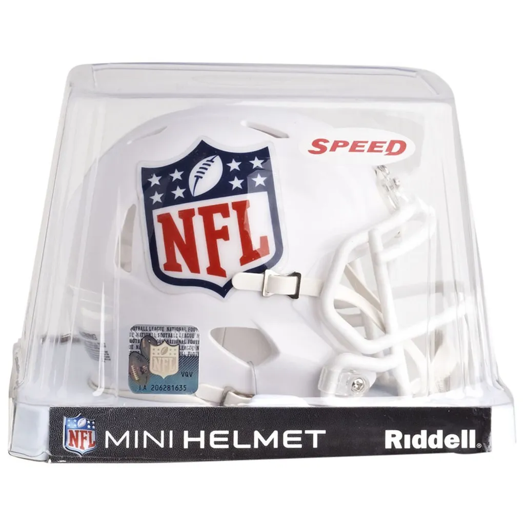 Mini Casque NFL Speed SHIELD LOGO - Finition Brillante et Détails Réels