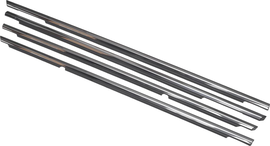 Fensterdichtung, Fensterleisten-Dichtungsband, für Toyota Camry 2002-2006, PVC, Nr. 7572033080/7571033080/7574033080/7573033080, Silberton, 4 Stück