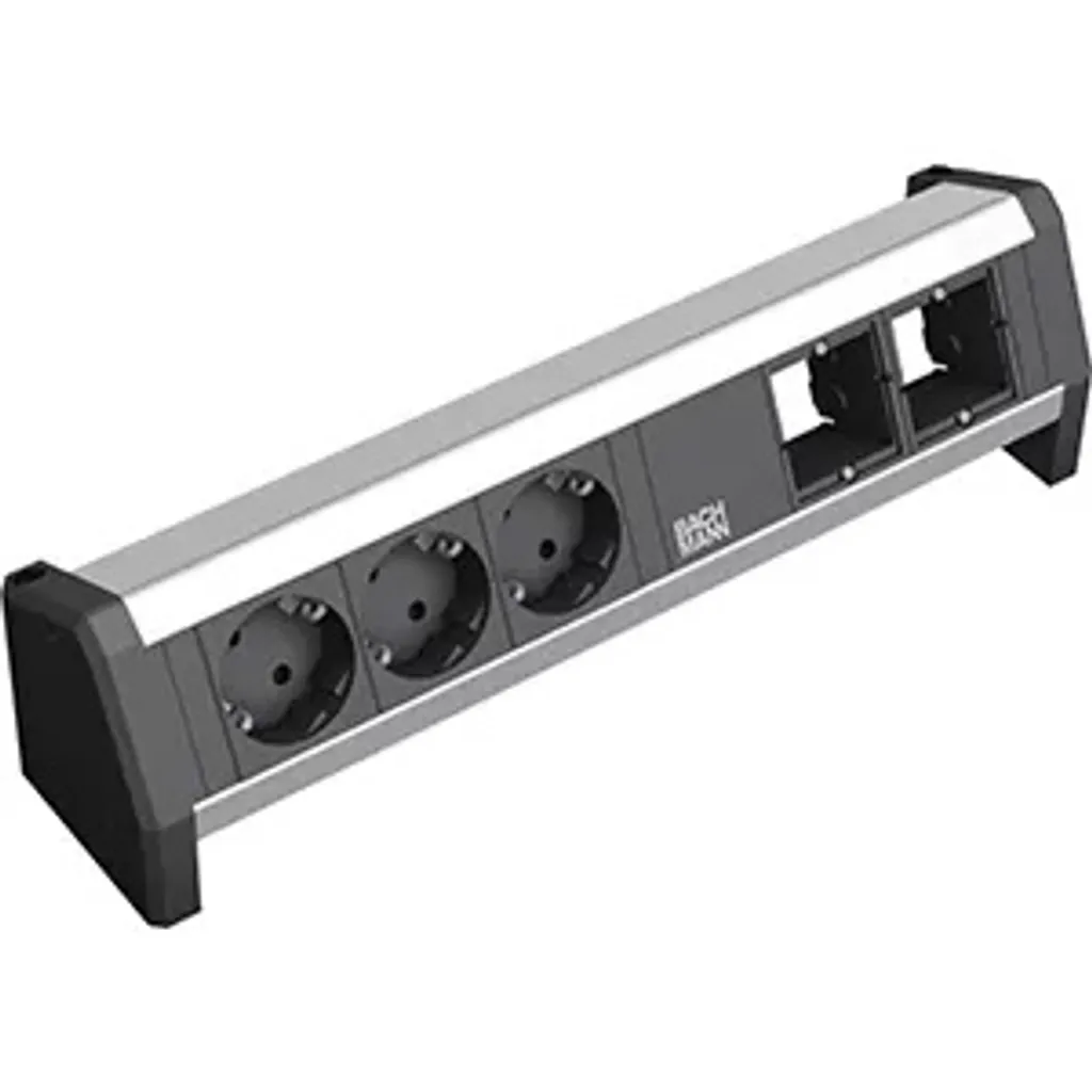 Multipresa da Tavolo Bachmann DESK 3 Prese Schuko 2 Moduli ABD GST18