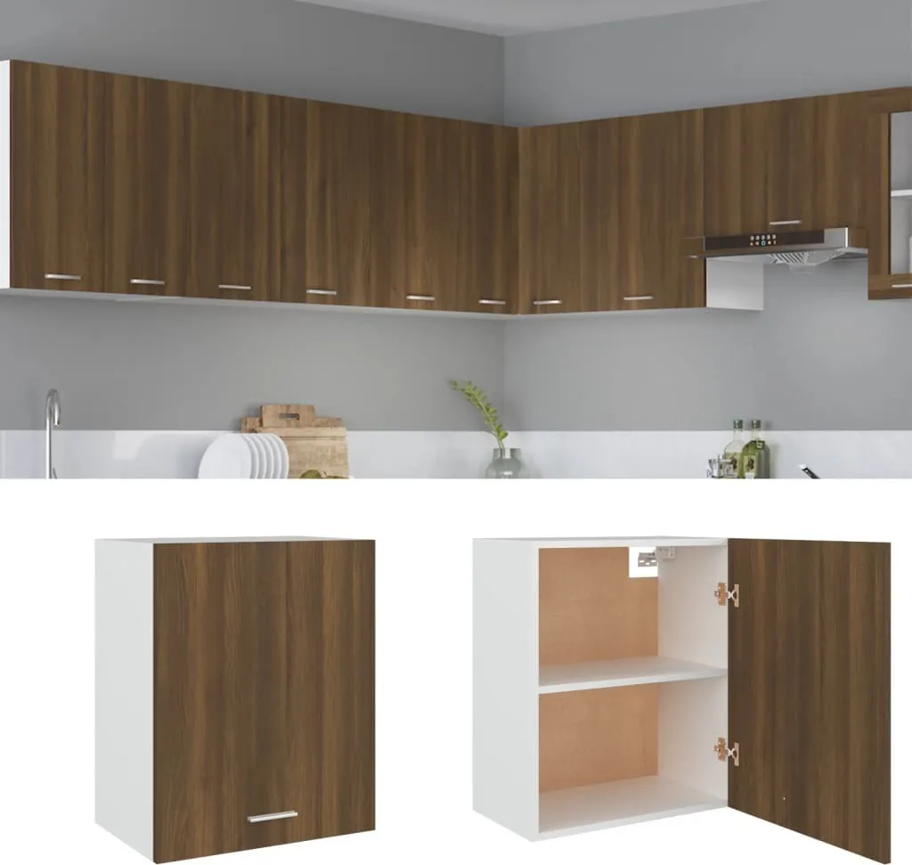 Pensile Lyon 50x31x60 cm Rovere Marrone | Mobiletto Multi-uso 2025