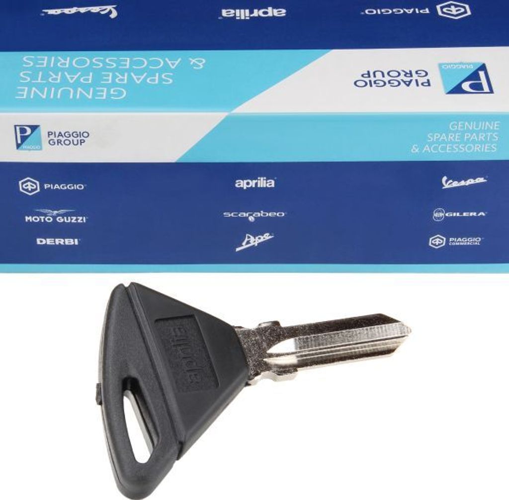 Schlüsselrohling für Aprilia RS4, RS, RX 50 125 MX RXV SXV - Original Piaggio Ersatzteil AP8140710