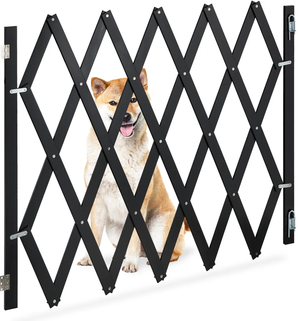 Barrière pour Chien Escalier et Porte - Protection Extensible Sans Perçage
