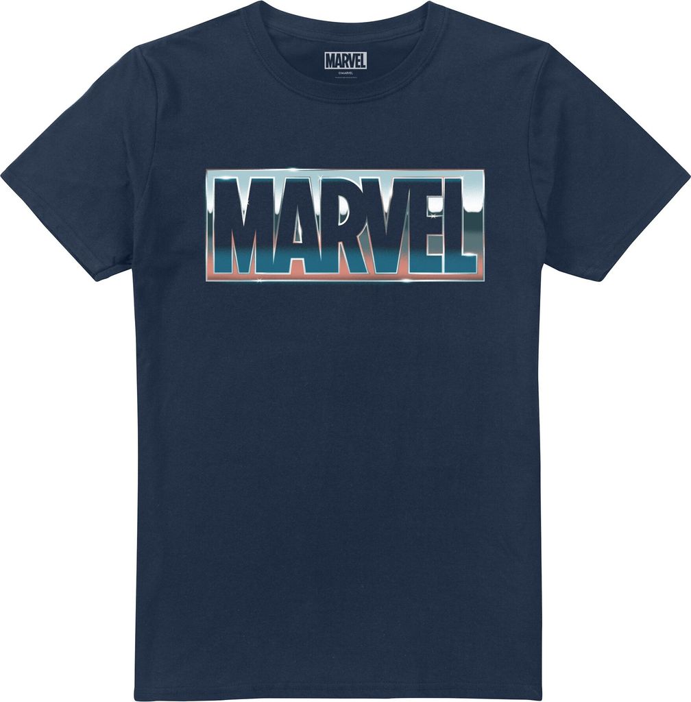 Marvel - "Blue Steel" T-Shirt für Herren TV2242 (XL) (Marineblau)