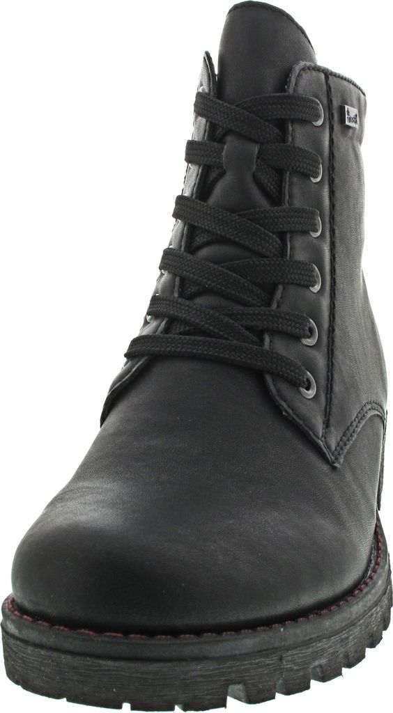 Rieker Schnürstiefel - Tiefschwarz Kunstleder Größe: 39 Produktbild 103