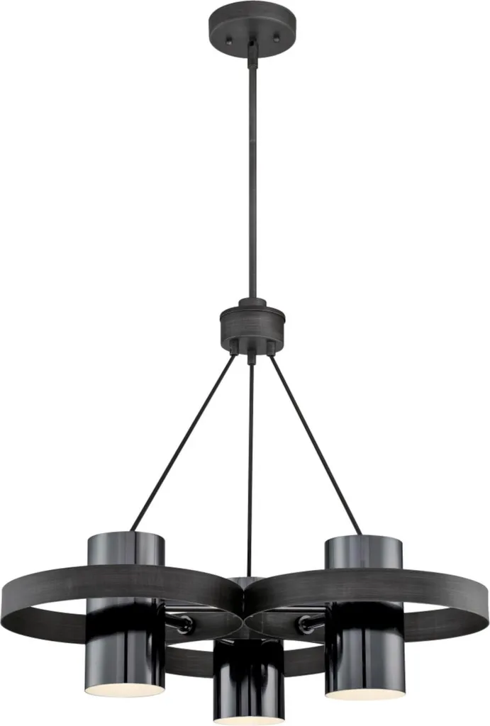 Lustre 3 flammes Evita : fini les zones d'ombre dans votre grand salon