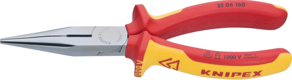 Knipex Snipe Nose Seitenschneider Chrom Rot Rot One Size