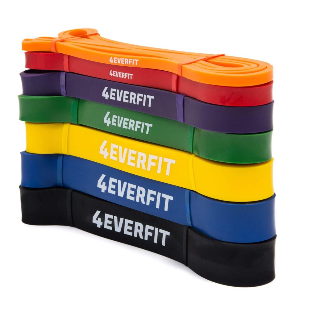 DEFT SPORT Powerband Sada 7 fitness pásků Pull-Up pásků Obrázek produktu