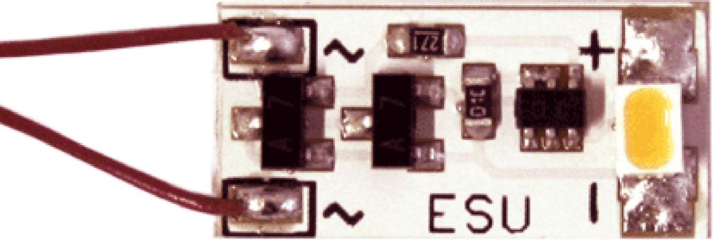 ESU 50704 Innenbeleuchtung, Führerstand, 1 LED warmweiß Produktbild 