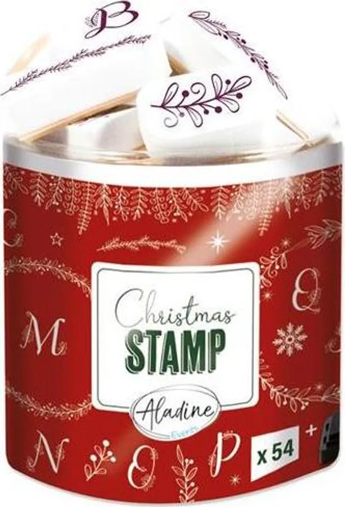 Tampons Alphabet de Noël : Créez vos Étiquettes et Décorations de Fêtes