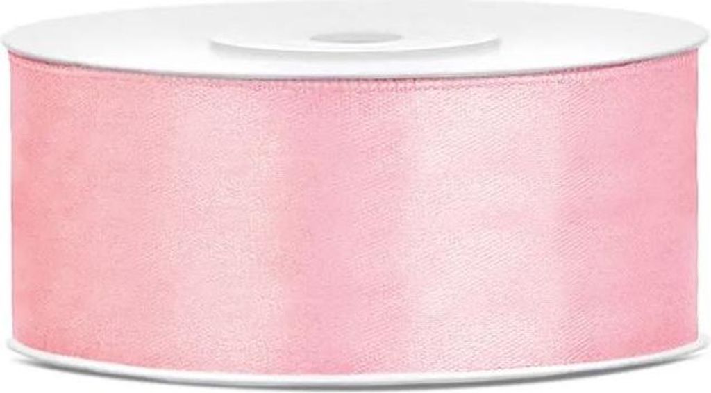 Ruban rose clair 25mm x 25m Image du produit 