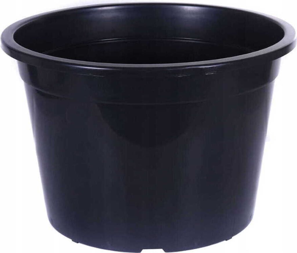 Produktionstopf schwarz rund groß 60L