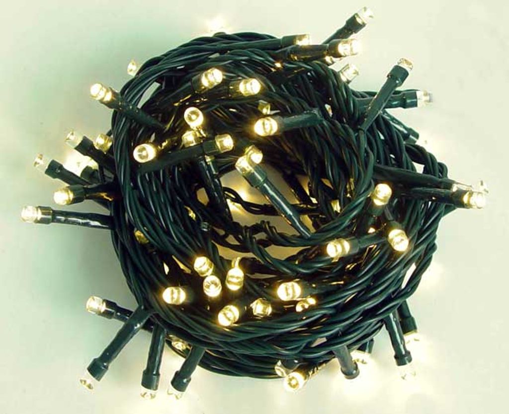 100-300er LEDs Lichterkette Weihnachten innen/außen Warmweiß Kabel 10-30m Xmas 