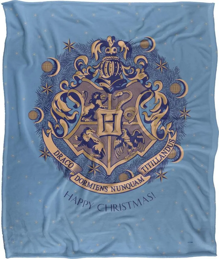 Couverture Harry Potter TV18923 : Plaid chaud pour l'hiver à Poudlard