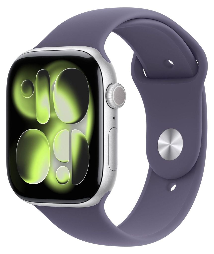 Apple Watch Series 11 GPS 46mm Silber Aluminium Case mit Produktbild 