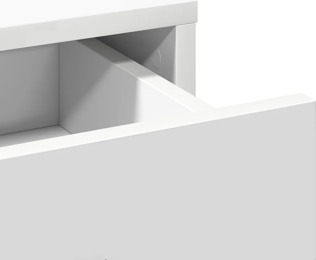 Coiffeuse Blanche Octo2988525 : Solution Rangement pour Petite Chambre - 7