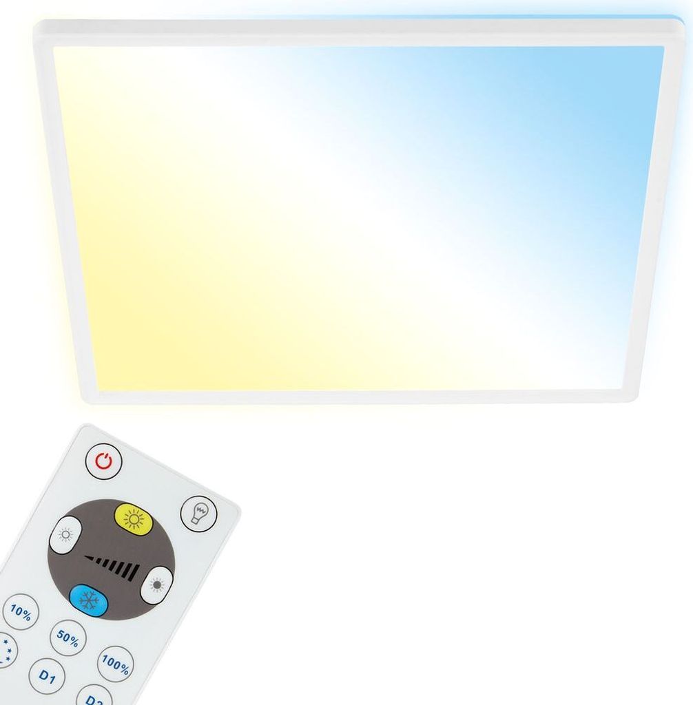 LED Panel Dimmbar Fernbedienung Ultraflach CCT 22 W weiß Produktbild 