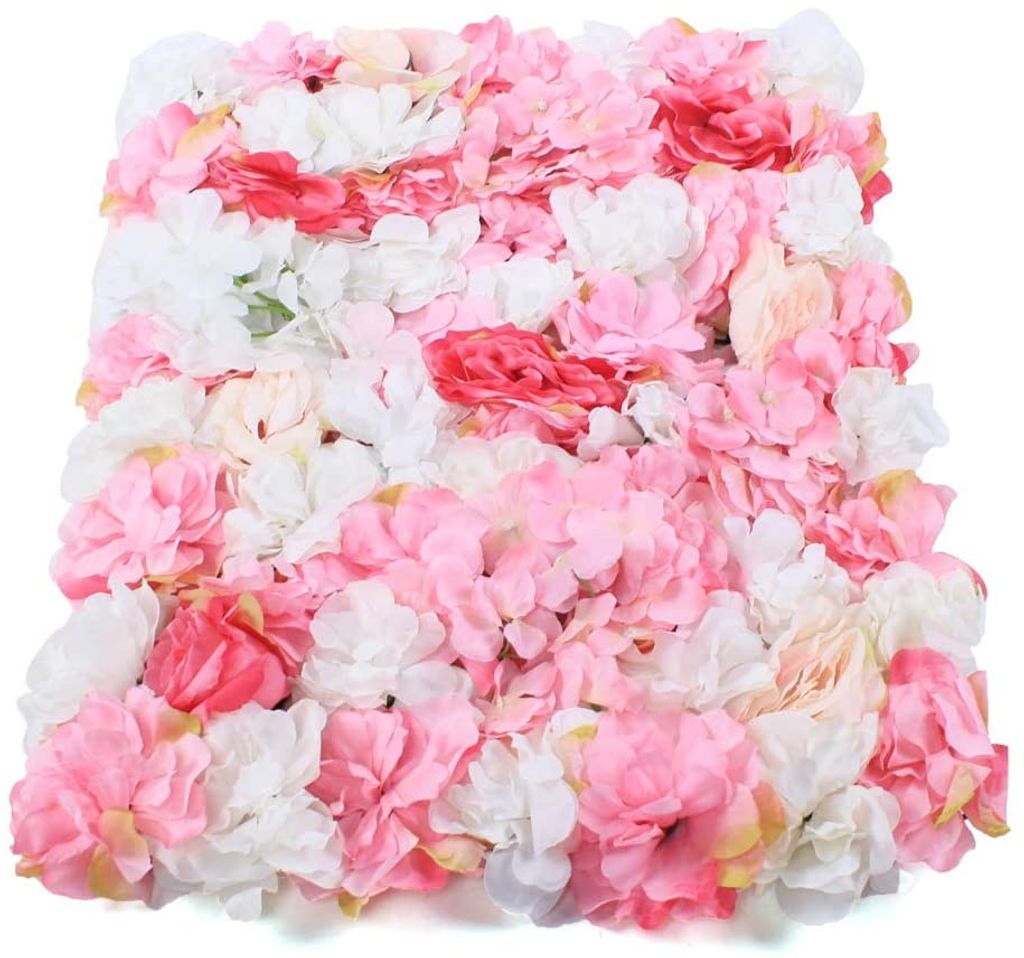 12Stück Künstliche Blumenwand Rosenwand Hochzeit Blumendekor Hochzeitsfotografie 