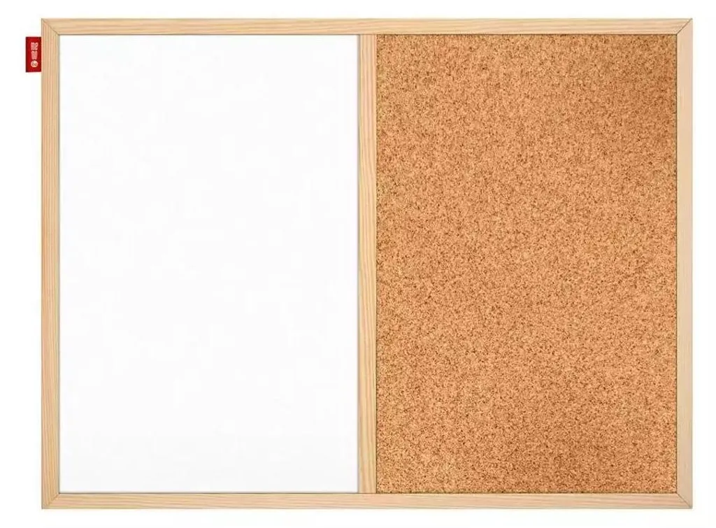 Lavagna Combinata Magnetica e Sughero 60x40 - Organizzatore Parete Professionale