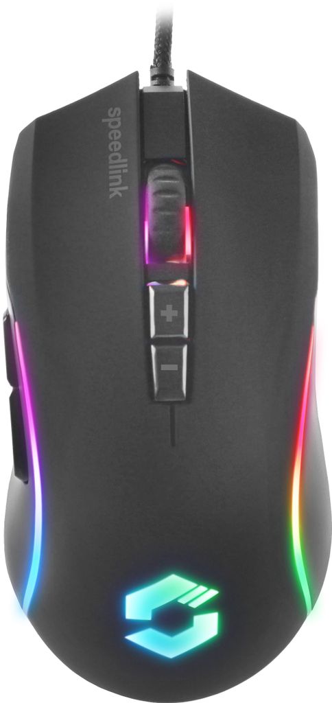 Speedlink - ZAVOS Gaming-Maus, Gummi-Schwarz Produktbild 