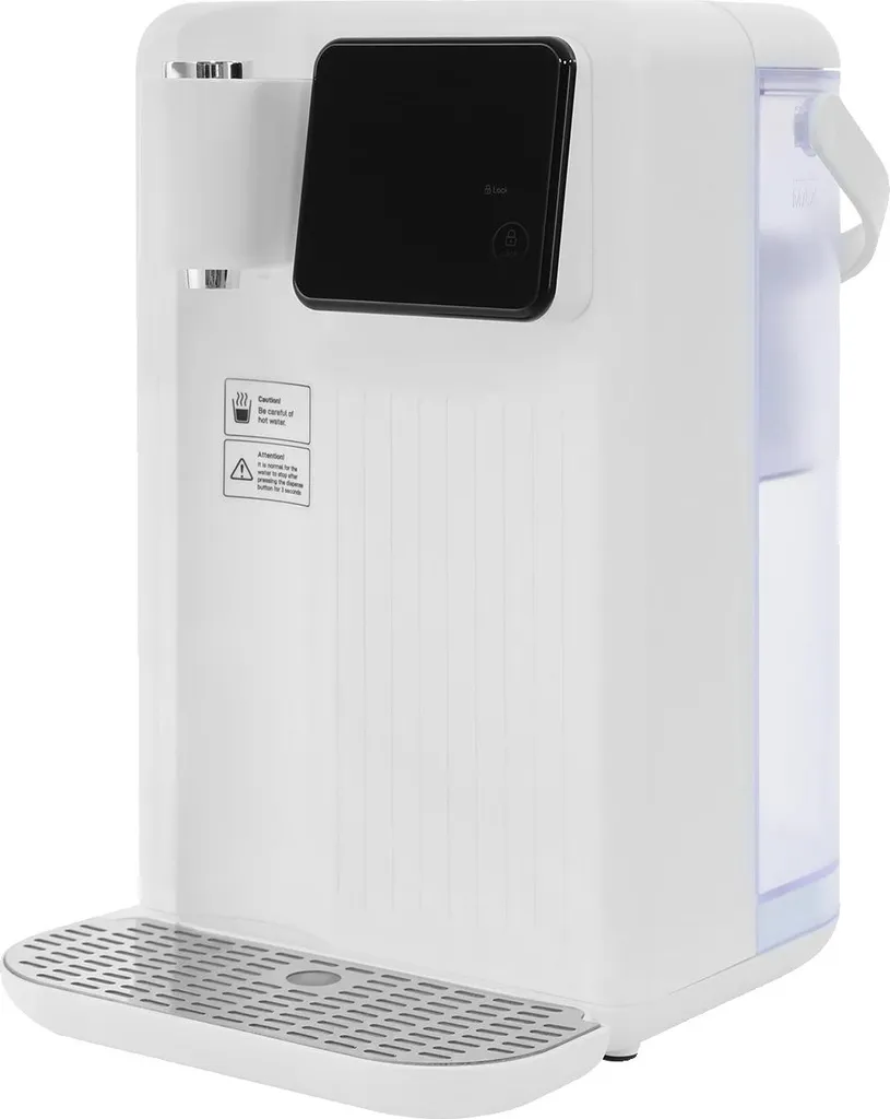 Bollitore Istantaneo 3L Display LED Bianco - Acqua Calda in 3 Secondi