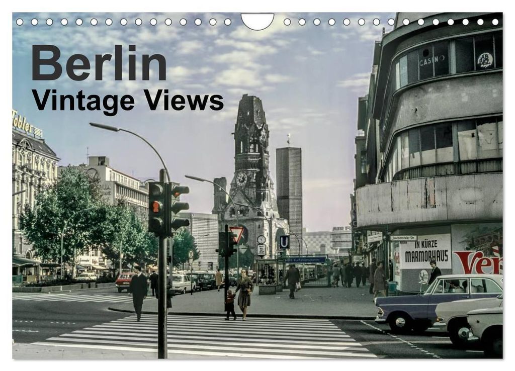 Berlin - Vintage Views (Wall Calendar 2027 DIN A4 Produktbild 