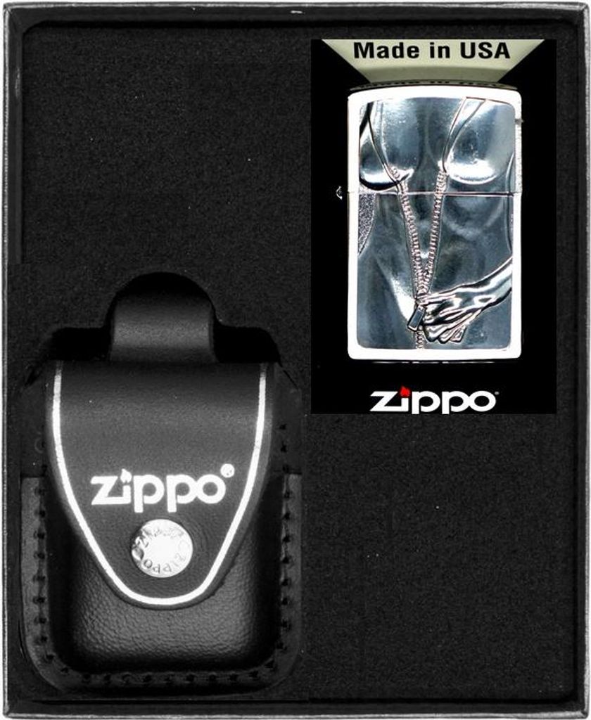 ZIPPO Feuerzeug Set ZIPPER GIRL Geschenk Nr. 3