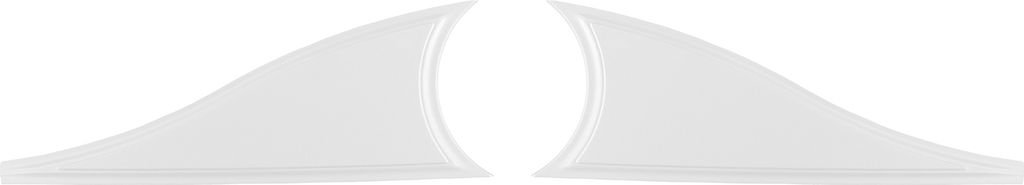 2 Ornament | Türbekrönung | stoßfest | Grand Decor | 108x310mm | D482