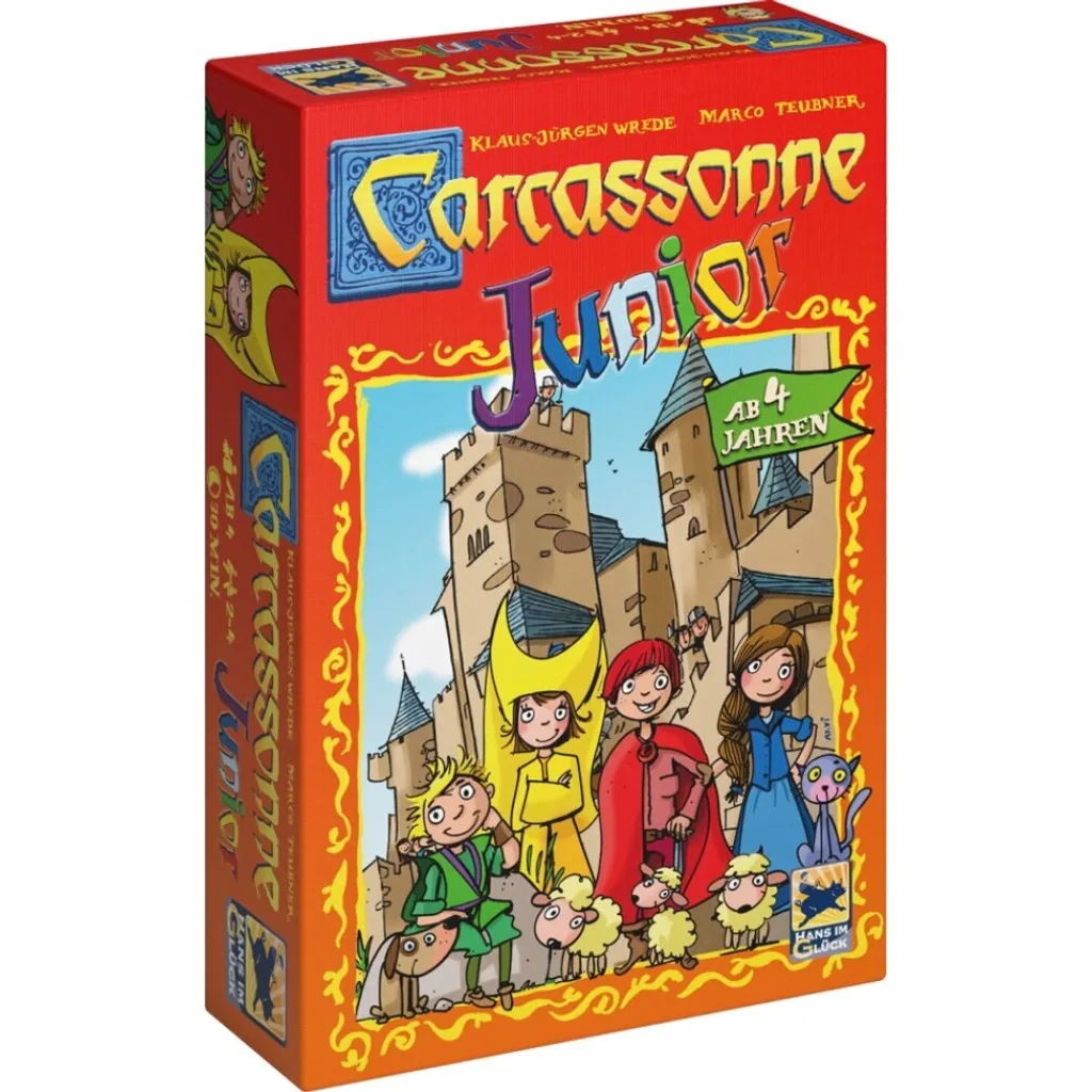 Carcassonne Junior - Jeu de Tuiles Familial - Version Française Asmodee