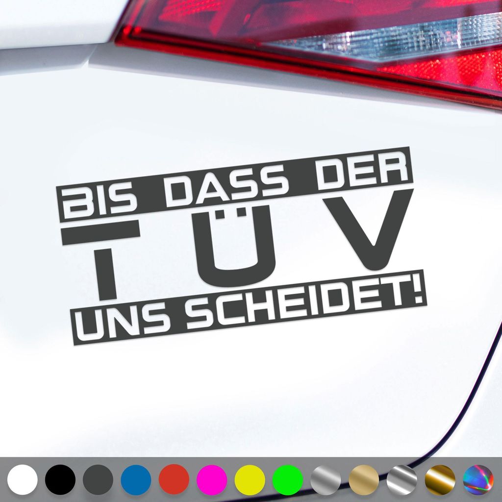 PantherPixel Scheidet Aufkleber Prüfung Bleiben Zusammen Sticker Auto Geschenkidee Farbe Dunkelgrau