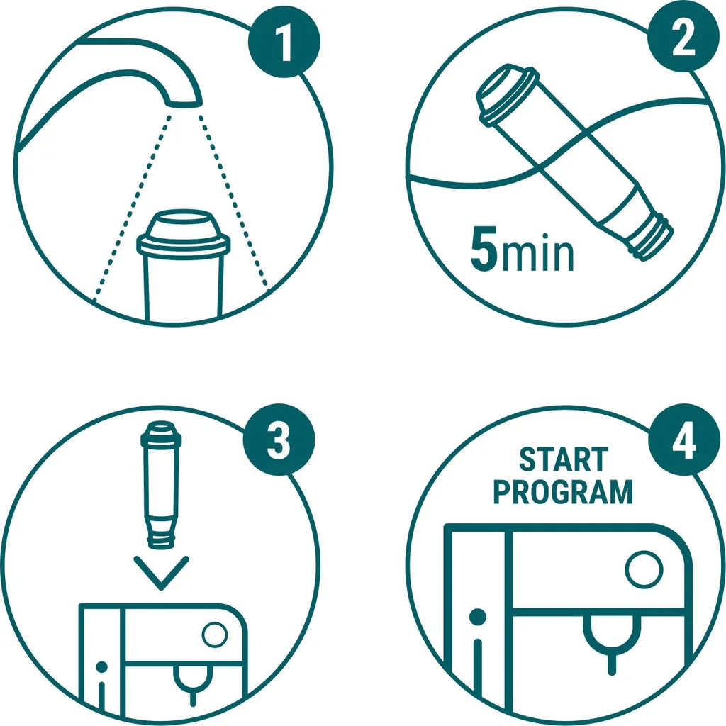 Filtre à Eau Compatible Machine à Café Krups et Melitta - Lot de 10 Unités