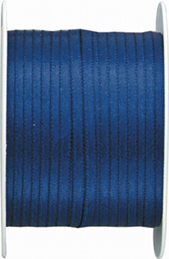 6x Geschenkband 3 mm x 10 m blau