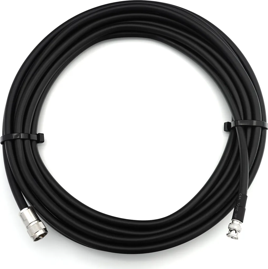Prolunga Antenna CB RG214 1m BNC Maschio a UHF PL259 - Alta Qualità 50 Ohm - 3