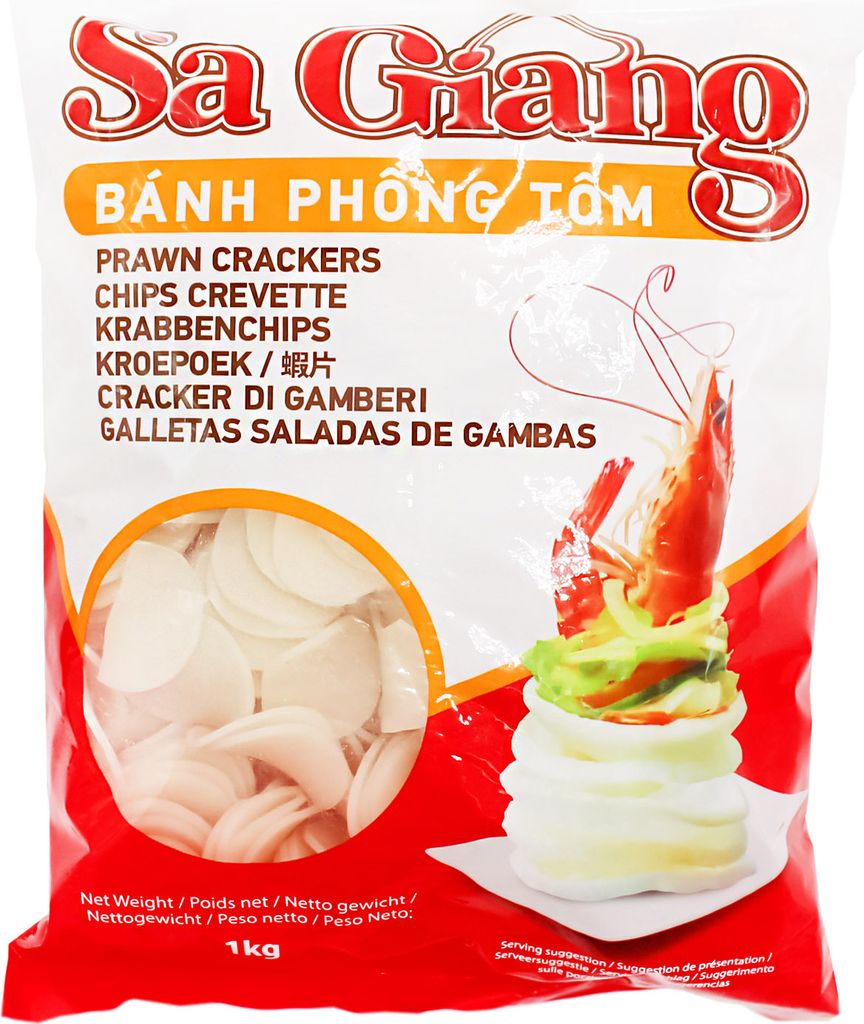 Chipsy krewetkowe do smażenia 1kg - Sa Giang Zdjęcie produktu 3