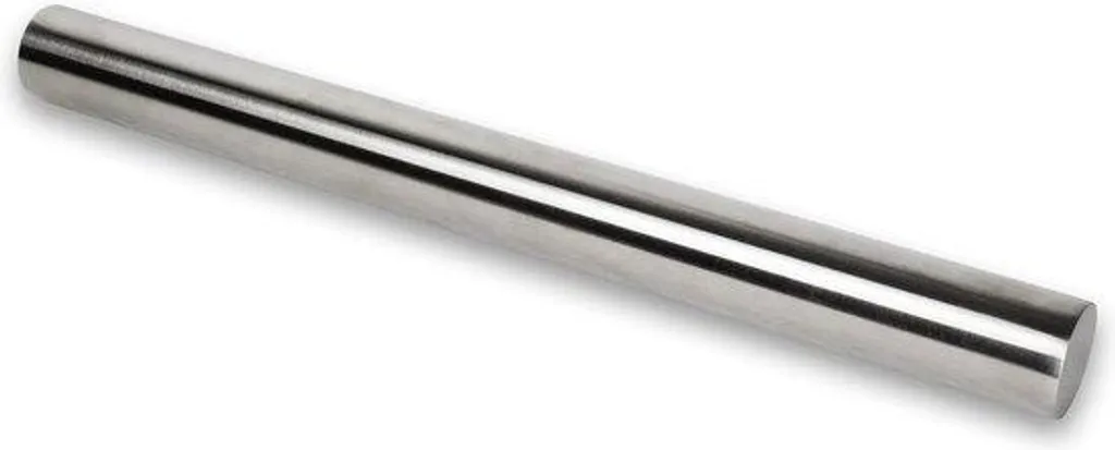 Rouleau à pâte professionnel en inox pour boulangers et pizzaïolos