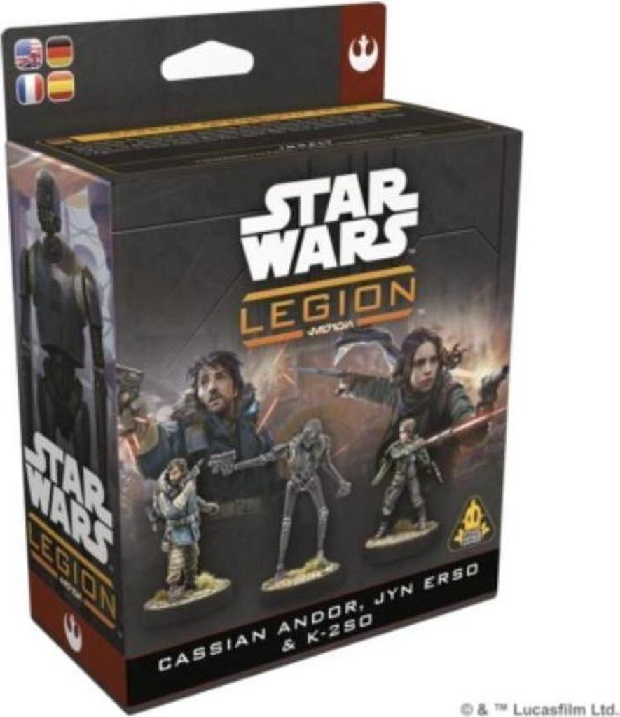 Star Wars Legion Cassian Andor, Jyn Erso & K-2SO